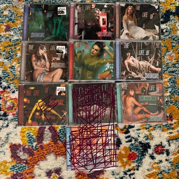 Taylor Swift Other - The Life of a Showgirl CD Variant Collection